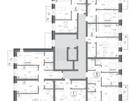 Продается 2-комнатная квартира ЖК Юдинский, дом 1.1, 50.64  м&sup2;, 5195664 рублей