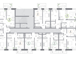 Продается 1-комнатная квартира ЖК Юдинский, дом 1.4, 41.99  м&sup2;, 6164132 рублей
