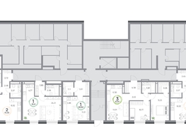 Продается 2-комнатная квартира ЖК Юдинский, дом 1.2, 54.63  м&sup2;, 7965054 рублей