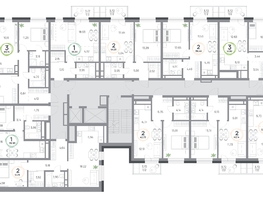 Продается 2-комнатная квартира ЖК Юдинский, дом 1.5, 57.16  м&sup2;, 8036696 рублей