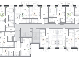 Продается 2-комнатная квартира ЖК Юдинский, дом 1.5, 39.95  м&sup2;, 5596995 рублей