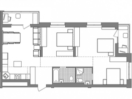 4-комнатная квартира, 91.3 м², 18/23 этаж
