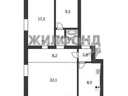 Продается 3-комнатная квартира Комсомольский пр-кт, 72.7  м², 6000000 рублей