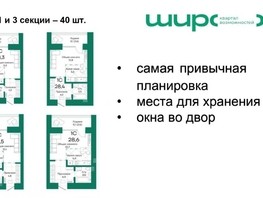 Продается 1-комнатная квартира ЖК Широта, корпус 2, 28.3  м², 3888420 рублей