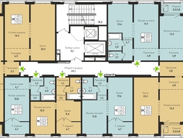 Продается 3-комнатная квартира ЖК Шотландия, Солнечная поляна 69, 92.3  м², 10500000 рублей