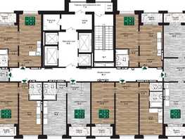 Продается 2-комнатная квартира ЖК Шервуд, (Нагорная 6-я, 15в корп 4), 64.1  м², 6227000 рублей