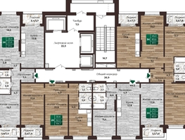 Продается 2-комнатная квартира ЖК Шервуд, (Нагорная 6-я, 15в корп 1), 63.9 м², 6930000 рублей