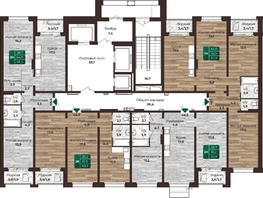 Продается 2-комнатная квартира ЖК Шервуд, (Нагорная 6-я, 15в корп 1), 63.3 м², 6630000 рублей