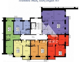 Продается 1-комнатная квартира ЖК Соболева, дом 22, 1 очередь, 52.5  м², 6982500 рублей
