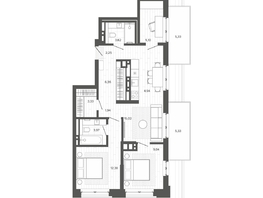 Продается 3-комнатная квартира ЖК Меланж, 79.31  м², 14290000 рублей