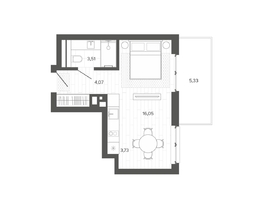 Продается Студия ЖК Меланж, 32.69 м², 6021000 рублей