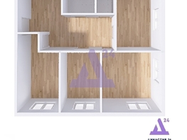 Продается 3-комнатная квартира Партизанская ул, 75  м², 3250000 рублей