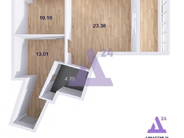 Продается 2-комнатная квартира Антона Петрова ул, 51.4 м², 6900000 рублей
