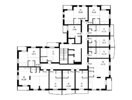Продается 3-комнатная квартира ЖК Smart (Смарт), 64  м², 8832000 рублей