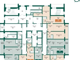 Продается 2-комнатная квартира ЖК Камчатка, корпус 6/1, 60.7  м&sup2;, 7700000 рублей