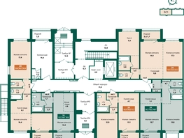 Продается 2-комнатная квартира ЖК Камчатка, корпус 6/2, 50.6  м&sup2;, 6500000 рублей