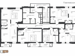 Продается 3-комнатная квартира ЖК Павлов, 85.5  м&sup2;, 12566790 рублей