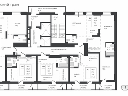 Продается 2-комнатная квартира ЖК Павлов, 64.5  м&sup2;, 11223000 рублей