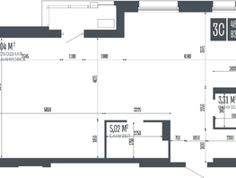 Продается 3-комнатная квартира ЖК Опера Резиденс, 83.37  м&sup2;, 20925870 рублей