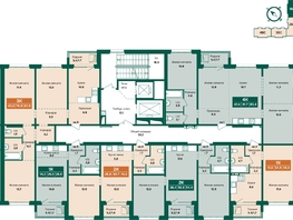 Продается 4-комнатная квартира ЖК Камчатка, корпус 4, 83.4  м&sup2;, 11119000 рублей