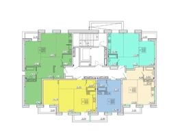 Продается 2-комнатная квартира ЖК Ёлки, дом 1, 60.33  м², 9350000 рублей