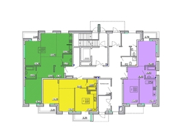 Продается 2-комнатная квартира ЖК Ёлки, дом 2, 59.82 м², 9571200 рублей