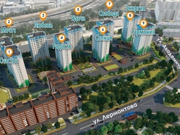 2-комнатная квартира, 59.18 м², 6-8/18 этаж