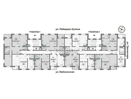 2-комнатная квартира, 68 м², 6/9 этаж