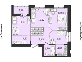 Продается 4-комнатная квартира ЖК Источник, дом 1, 68.81  м², 8665250 рублей