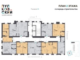 Продается 1-комнатная квартира ЖК Пулковский, 2 очередь, 28.1  м²