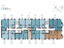 Продается 3-комнатная квартира ЖК RIVERANG (РиверАнг), 79.9  м², 17809710 рублей