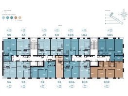 Продается 3-комнатная квартира ЖК RIVERANG (РиверАнг), 78.19  м², 18110915 рублей