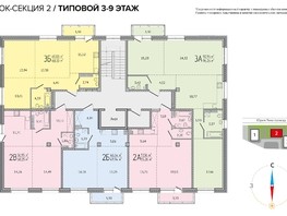 Продается 3-комнатная квартира ЖК Life (Лайф), дом 2, 68.33  м², 18449100 рублей