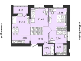Продается 4-комнатная квартира ЖК Источник, дом 1, 68.81 м², 8868239 рублей