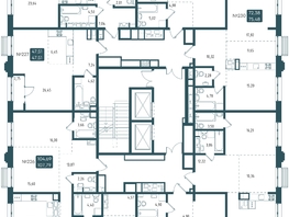 Продается 1-комнатная квартира ЖК Бродский, 1-я очередь, 47.51  м², 12266195 рублей