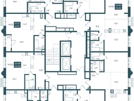 Продается 1-комнатная квартира ЖК Бродский, 1-я очередь, 46.68  м², 10662860 рублей