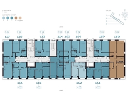 Продается 2-комнатная квартира ЖК RIVERANG (РиверАнг), 40.77  м², 10315014 рублей