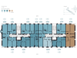 Продается 2-комнатная квартира ЖК RIVERANG (РиверАнг), 40.58  м², 10996060 рублей