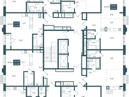 Продается 1-комнатная квартира ЖК Бродский, 1-я очередь, 46.68  м², 10942940 рублей