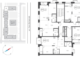 Продается 2-комнатная квартира ЖК СОЮЗ PRIORITY, дом 2, 73.46  м², 14802190 рублей