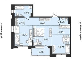 Продается 3-комнатная квартира ЖК Источник, дом 1, 63.46  м², 8241677 рублей