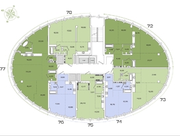 Продается 2-комнатная квартира ЖК Звезды, дом 1, 71.03 м², 20873000 рублей