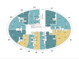 Продается 1-комнатная квартира ЖК Звезды, дом 3, 51.66 м², 13948200 рублей