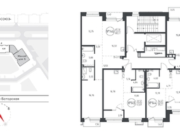 Продается 2-комнатная квартира ЖК СОЮЗ PRIORITY, дом 4, 62.97  м², 13212515 рублей