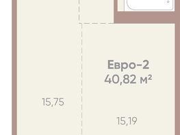 Продается 1-комнатная квартира ЖК Новые горизонты на Советской, д 1, 40.82  м², 6800000 рублей