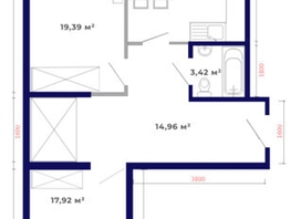 Продается 2-комнатная квартира ЖК Юго-Западный, дом 17, 70.9  м², 8665000 рублей