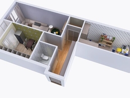 Продается 2-комнатная квартира ЖК Юго-Западный, дом 17, 70.83 м², 9575000 рублей