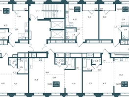 Продается 1-комнатная квартира ЖК Бродский, 1-я очередь, 39.99  м², 9527780 рублей