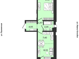 Продается 1-комнатная квартира ЖК Источник, дом 5, 43.85  м², 7577719 рублей