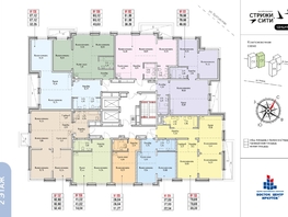 Продается 2-комнатная квартира ЖК Стрижи Сити, блок-секции 6,7, 37.93  м², 8079090 рублей